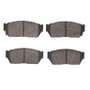 DFC 82-87 Honda Civic Wagon Front 4000 Hybridynamic Brake Pads