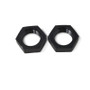 Russell Fitting -8An Flare To 1/4in Npt 90 Deg Blk Anodize