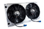 CSF Motorsport Radiator with Shroud - 14in SPAL Brushless Fans - Harnesses