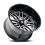 American Truxx AT1915 Restless 24x14 / 8x170 BP / -76mm Offset / 125.2mm Hub Gls Blk Mill Wheel