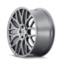 Touren 3276 TR76 17x8 / 5x114.3 BP / 35mm Offset / 72.6mm Hub Gloss Graphite Wheel