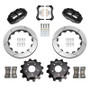 Wilwood 89-02 Nissan Skyline Superlite 4R Rear BBK w/ 13.50in Diameter Slotted Rotor - Black
