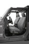 Bestop 18-26 Jeep Wrangler JL 2-Door Front Seat Covers (Charcoal)