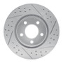R1 95-02 Ford Ranger (USA/Canada) Front Left Drilled & Slotted Geo-Carbon Rotor