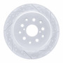 R1 98-10 Lexus Sc430 Rear Right Drilled & Slotted Geo-Carbon Rotor