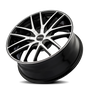 Touren 3260 TR60 17x7.5 / 5x108/114.3 BP / 42mm Offset / 72.62mm Hub Gloss Black Machined Wheel