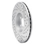 R1 98-18 Audi A1 (Mexico) Front Left Drilled & Slotted Geo-Carbon Rotor