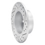 R1 92-05 Audi A6 Quattro Rear Left Drilled & Slotted Geo-Carbon Rotor