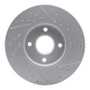 R1 05-12 Ford Ecosport (Mexico) Front Left Drilled & Slotted Geo-Carbon Rotor