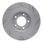 R1 17-23 Hyundai Kona Ev Rear Left Drilled & Slotted Geo-Carbon Rotor