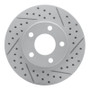 R1 94-04 Ford Mustang Front Right Drilled & Slotted Geo-Carbon Rotor