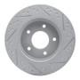 R1 92-05 Buick Park Avenue Rear Left Drilled & Slotted Geo-Carbon Rotor