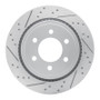 R1 15-17 Ford F-150 4WD Rear Left Drilled & Slotted Geo-Carbon Rotor