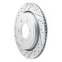 R1 15-17 Ford F-150 4WD Rear Left Drilled & Slotted Geo-Carbon Rotor