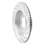 R1 15-17 Ford F-150 4WD Rear Left Drilled & Slotted Geo-Carbon Rotor