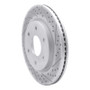 R1 05-07 Infiniti Qx56 Front Right Drilled & Slotted Geo-Carbon Rotor
