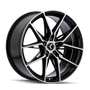 Kraze KR196 Evolve 20x9 / 5x114.3 BP / 35mm Offset / 72.62mm Hub Gloss Black Machined Wheel