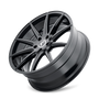Kraze KR194 Cosmos 20x8.5 / 5x120 BP / 38mm Offset / 74.1mm Hub Gloss Black Wheel