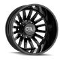 Cali Off-Road 9110D Summit Dually 22x8.25 / 8x200 BP / -192mm Offset / 142mm Hub Gloss Black Wheel