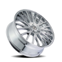 Kraze KR185 Double Down 20x8.5 / 5x112/120 BP / 38mm Offset / 73mm Hub Chrome Wheel