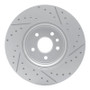 R1 17-20 Jaguar Xf Front Left Drilled & Slotted Geo-Carbon Rotor
