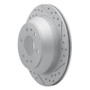 R1 02-09 Buick Rainier Rear Right Drilled & Slotted Geo-Carbon Rotor