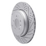 R1 10-13 Land Rover Range Rover Sport Rear Right Drilled & Slotted Geo-Carbon Rotor
