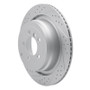 R1 06-12 Land Rover Range Rover Rear Left Drilled & Slotted Geo-Carbon Rotor