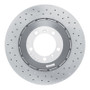 DFC 10-11 Porsche 911 Left Front Drilled Hi-Carbon Alloy Geomet Coated Rotor