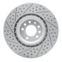 R1 08-11 Saab 9-3 Front Right Drilled & Slotted Geo-Carbon Rotor