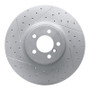 R1 10-12 Land Rover Range Rover Front Left Drilled & Slotted Geo-Carbon Rotor