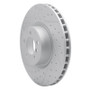 R1 10-12 Land Rover Range Rover Front Left Drilled & Slotted Geo-Carbon Rotor