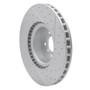 R1 10-12 Land Rover Range Rover Front Left Drilled & Slotted Geo-Carbon Rotor