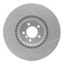 R1 10-12 Land Rover Range Rover Front Left Drilled & Slotted Geo-Carbon Rotor