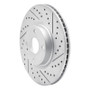 R1 16-25 Mazda MX-5 Miata Front Right Drilled & Slotted Geo-Carbon Rotor