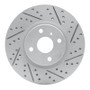 R1 16-25 Mazda MX-5 Miata Front Right Drilled & Slotted Geo-Carbon Rotor
