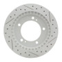 R1 99-04 Chevrolet Tracker Front Right Drilled & Slotted Geo-Carbon Rotor