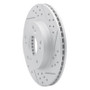 R1 12-15 Acura Ilx Front Right Drilled & Slotted Geo-Carbon Rotor