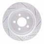 R1 07-12 Dodge Nitro Rear Right Drilled & Slotted Geo-Carbon Rotor