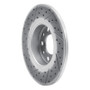 R1 15-26 Alfa Romeo Tonale Rear Right Drilled & Slotted Geo-Carbon Rotor