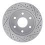 R1 21-25 Jeep Wagoneer L Rear Right Drilled & Slotted Geo-Carbon Rotor