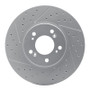 R1 99-04 Acura Rl Front Left Drilled & Slotted Geo-Carbon Rotor