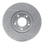 R1 99-04 Acura Rl Front Left Drilled & Slotted Geo-Carbon Rotor