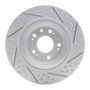 R1 09-14 Acura Tl Rear Left Drilled & Slotted Geo-Carbon Rotor