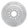 R1 19-25 Ram 1500 Rear Left Drilled & Slotted Geo-Carbon Rotor