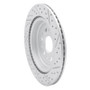 R1 19-25 Ram 1500 Rear Left Drilled & Slotted Geo-Carbon Rotor