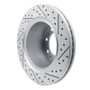 R1 09-25 Dodge Ram 4000 (Mexico) Rear Left Drilled & Slotted Geo-Carbon Rotor