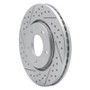 R1 01-07 Chrysler Town & Country Front Left Drilled & Slotted Geo-Carbon Rotor