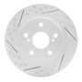 R1 11-16 Scion Tc Rear Left Drilled & Slotted Geo-Carbon Rotor