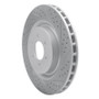 R1 03-17 Dodge Viper Rear Right Drilled & Slotted Geo-Carbon Rotor